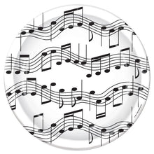 Musical Notes 7in Plates 8ct