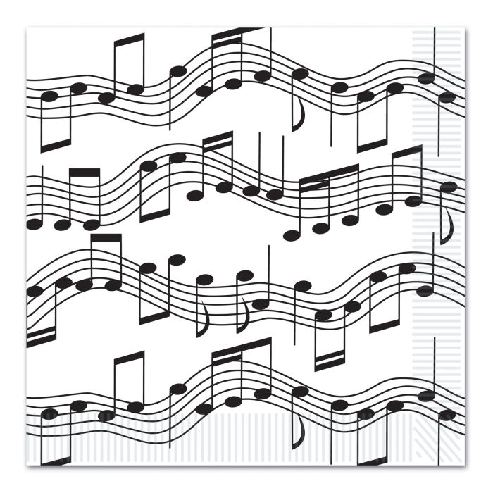Musical Notes Lunch Napkins