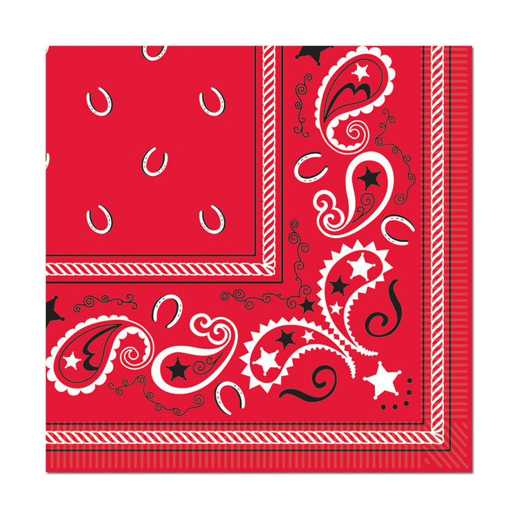 Bandana Luncheon Napkins 16ct