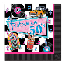 Fabulous 50's Luncheon Napkins 16ct