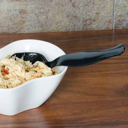 Black Wrapped Plastic Serving Spoon