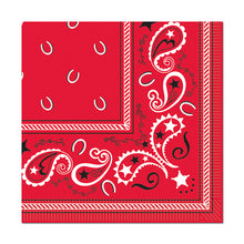 Bandana Beverage Napkins 16ct