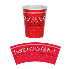 Bandana Beverage Cups 8ct