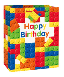 Building Blocks Birthday Large Gift Bag