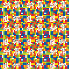 Building Blocks Birthday Gift Wrap 30in x 5ft