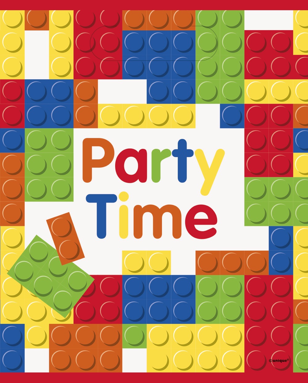 Building Blocks Birthday Loot Bags 8ct