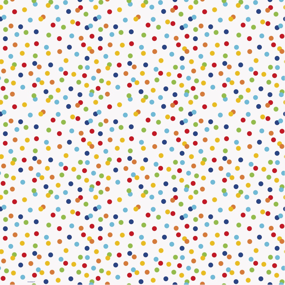 Rainbow Polka Dots Gift Wrap 30in x 5ft