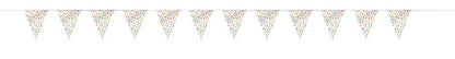 Rainbow Polka Dots Flag Banner 12ft