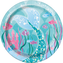 Mermaid Round 7in Dessert Plates 8ct