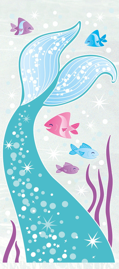 Mermaid Cellophane 5inx11in Bags 20ct