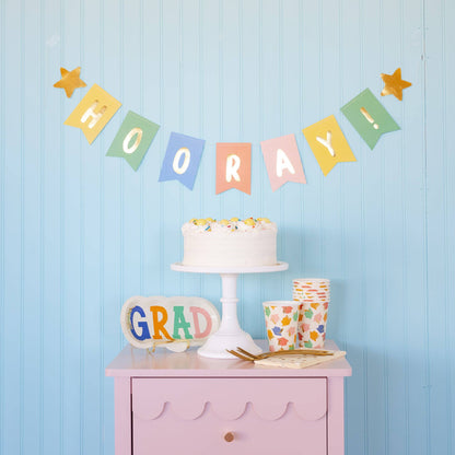Occasions By Shakira - GRAD Shaped Plates 8ct