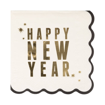Happy New Year Cocktail Napkins 18ct