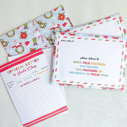 Santa Mail Kit - Christmas Writing Kit