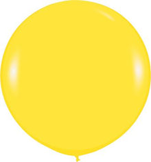 24in Helium Inflated Latex Balloon - Fashion Yellow (Sempertex)