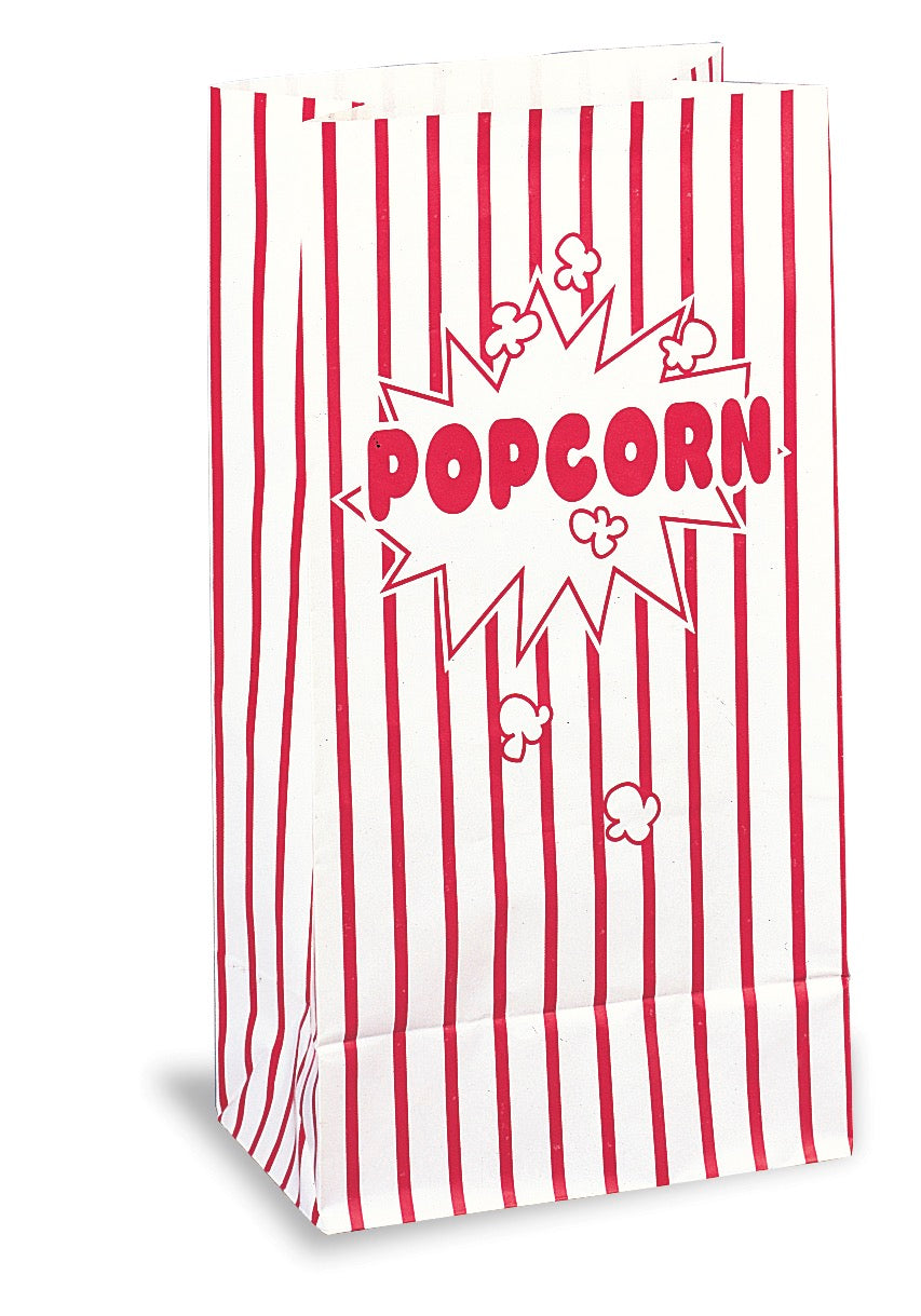 Popcorn Paper Party Bags 10ct