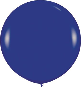 24in Helium Inflated Latex Balloon - Fashion Royal Blue (Sempertex)