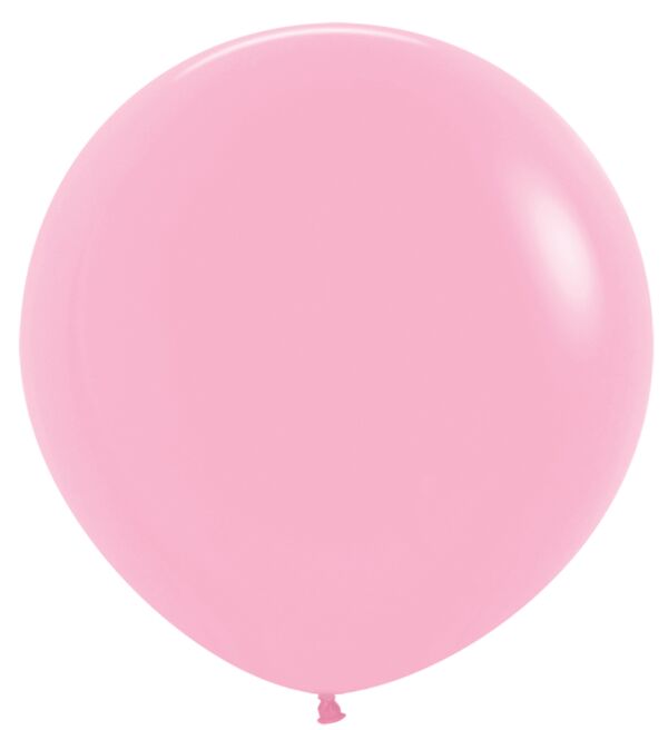 24in Helium Inflated Latex Balloon - Fashion Bubblegum Pink