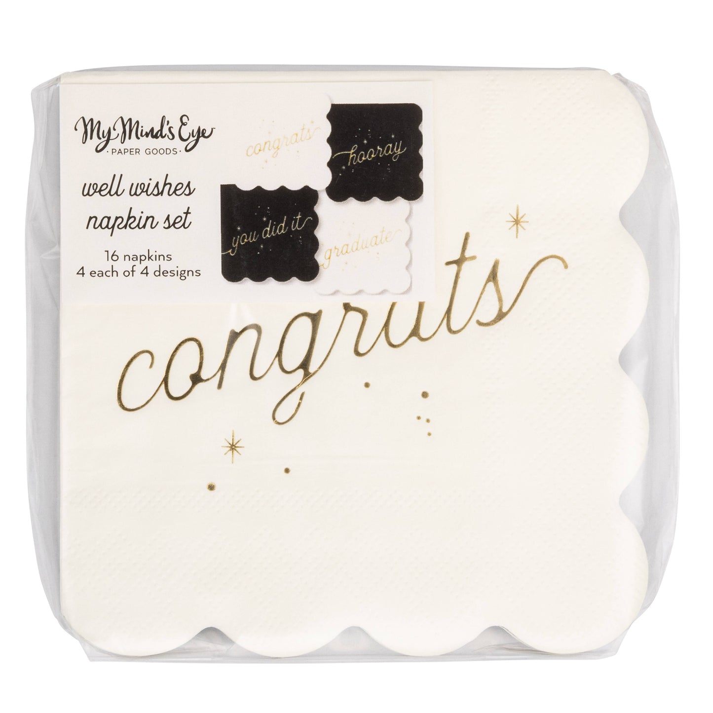 Well Wishes Cocktail Napkin Set 16ct
