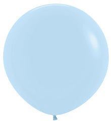 24in Helium Inflated Latex Balloon - Matte Blue