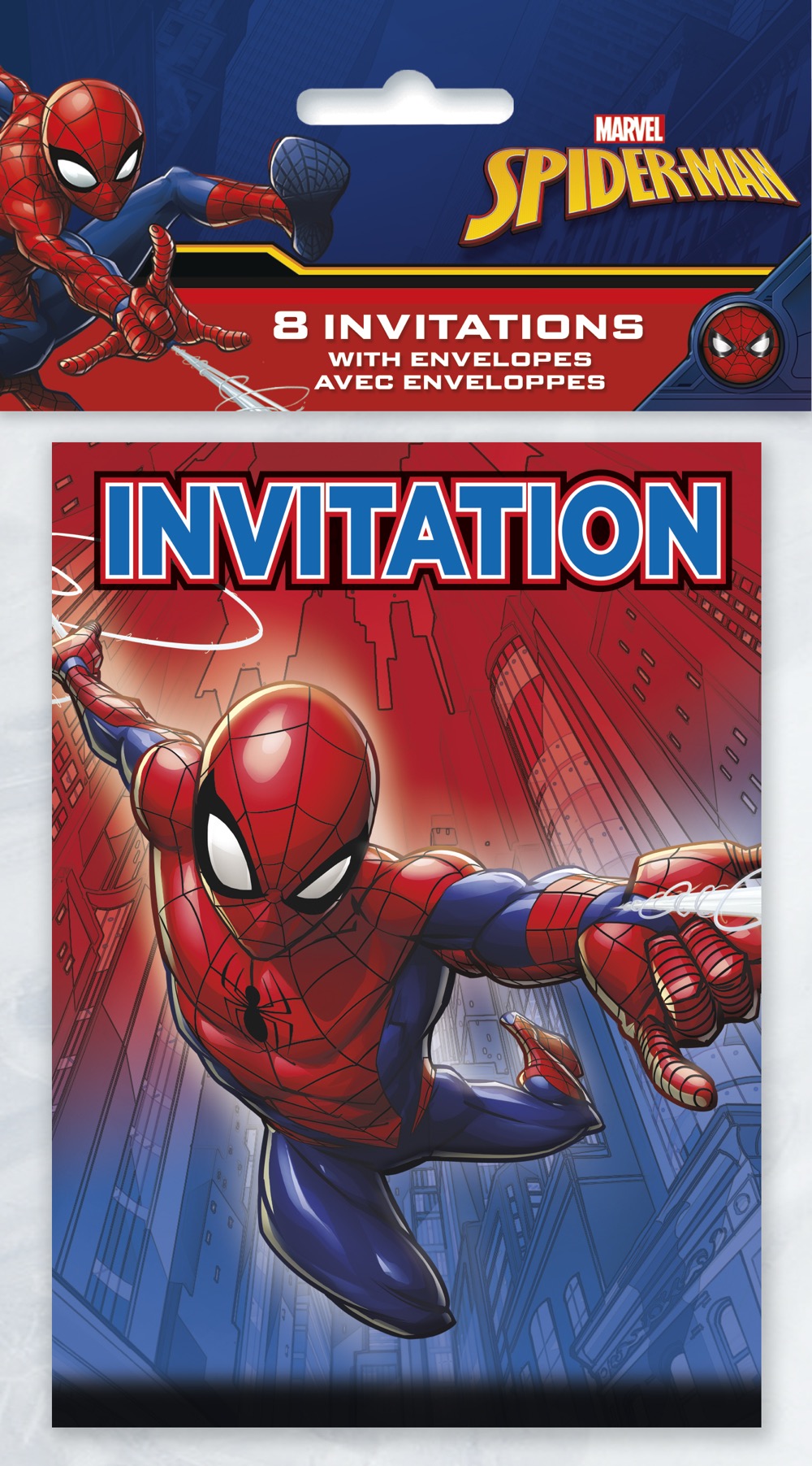 Spider-Man Invitations 8ct