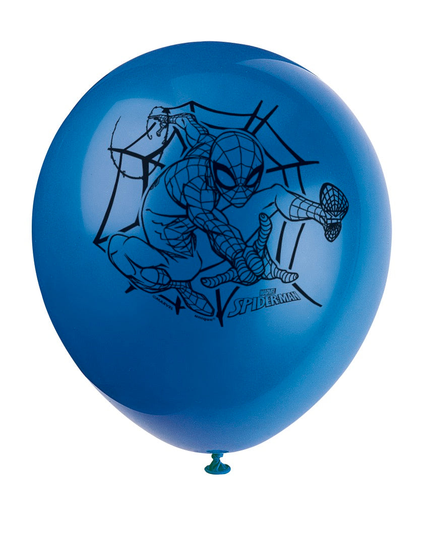 Spider-Man 12in Latex Balloons 8ct