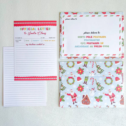 Santa Mail Kit - Christmas Writing Kit