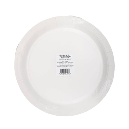 Pickleball 9in Paper Plates 8ct