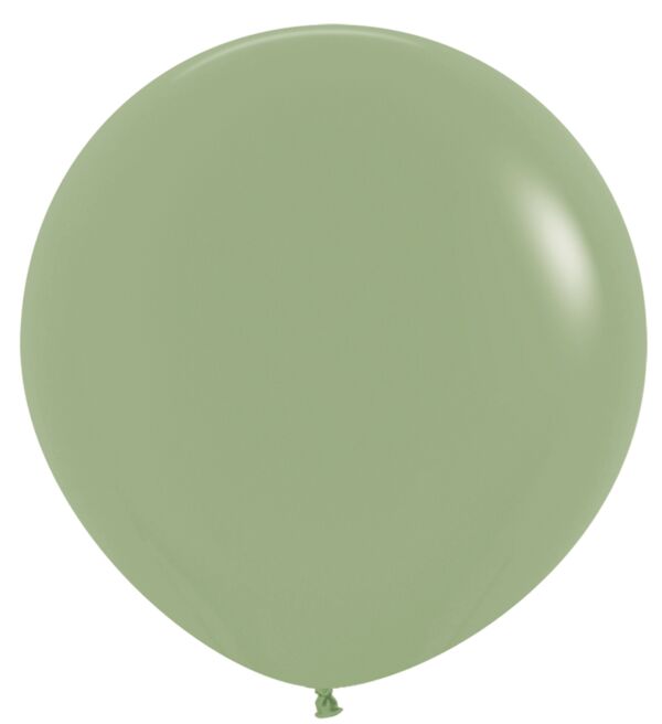 24in Helium Inflated Latex Balloon - Eucalyptus