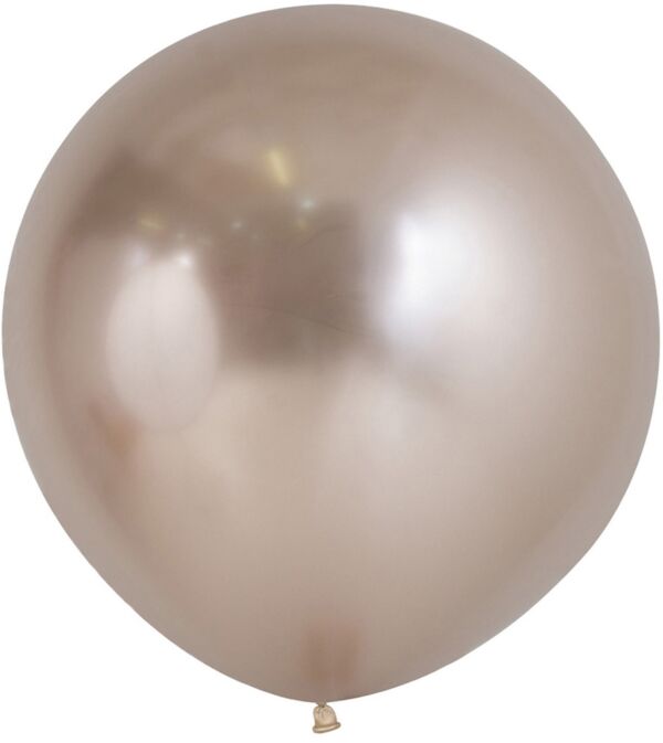 24in Helium Inflated Latex Balloon - Reflex Champagne