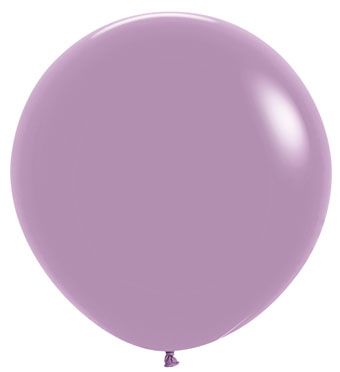 24in Helium Inflated Latex Balloon - Pastel Dusk Lavender (Sempertex)