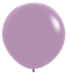 24in Helium Inflated Latex Balloon - Pastel Dusk Lavender (Sempertex)
