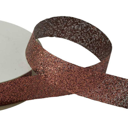 Glitter Cut-Edge Ribbon Spool - Select Color