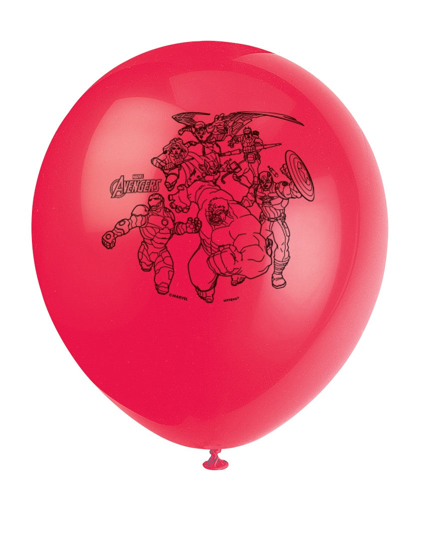 Avengers 12in Latex Balloons 8ct