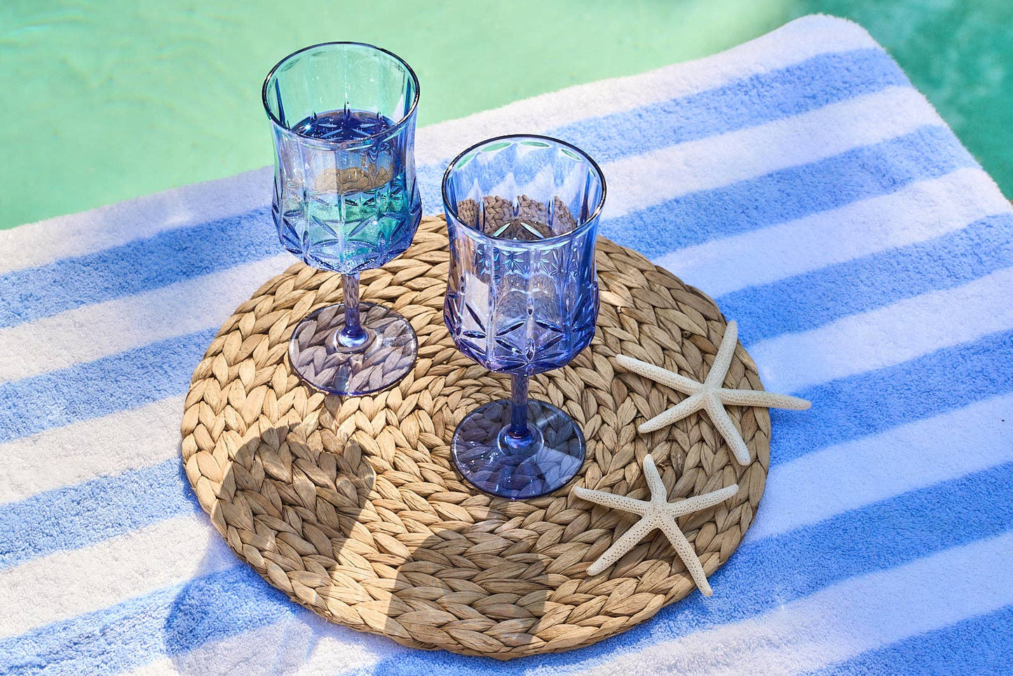 Wine Classic Stemmed | Blue | 16 Oz