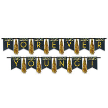 Forever Young! Tassel Streamer 13" x 9' & 13" x 8' (1/Pkg)