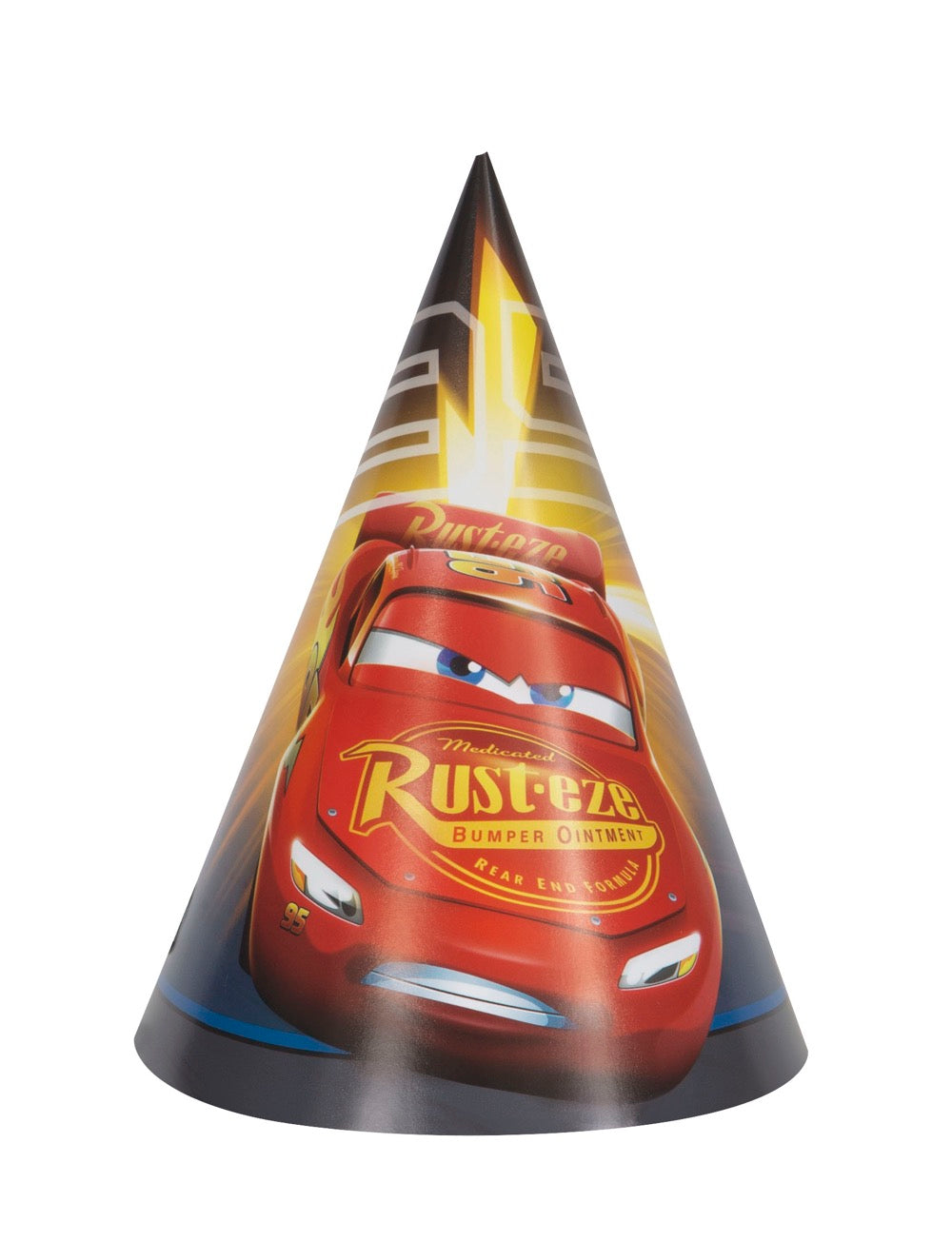 Disney Cars 3 Movie Party Hats 8ct