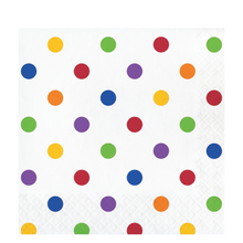 Dots & Stripes Multicolor Lunch Napkins 16ct
