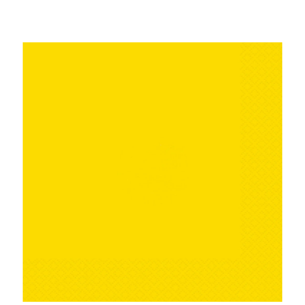 Yellow Lunch Napkins 40ct