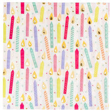Birthday Candles Cocktail Napkins 20ct