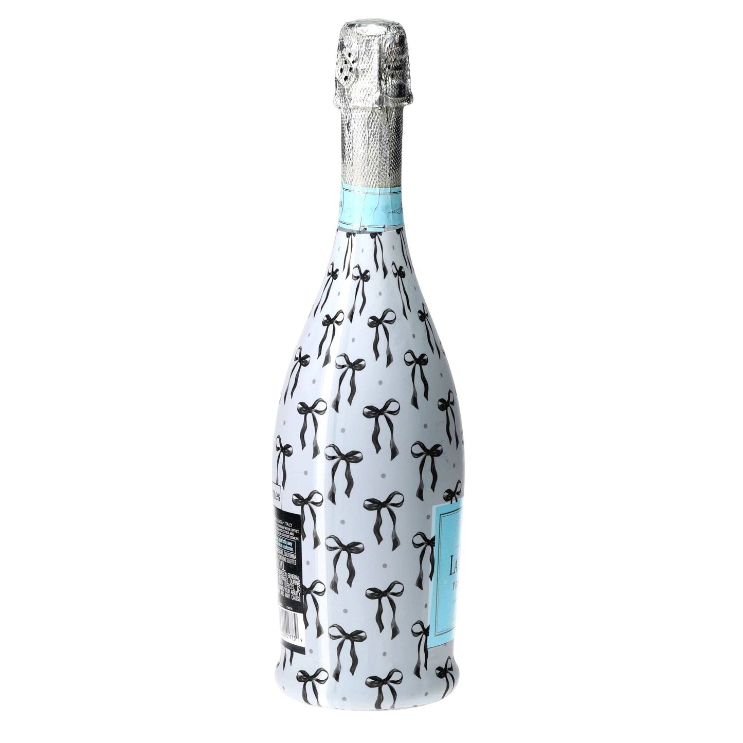 Beau Bottles Grandmillennial Black Bows - Prosecco Collection