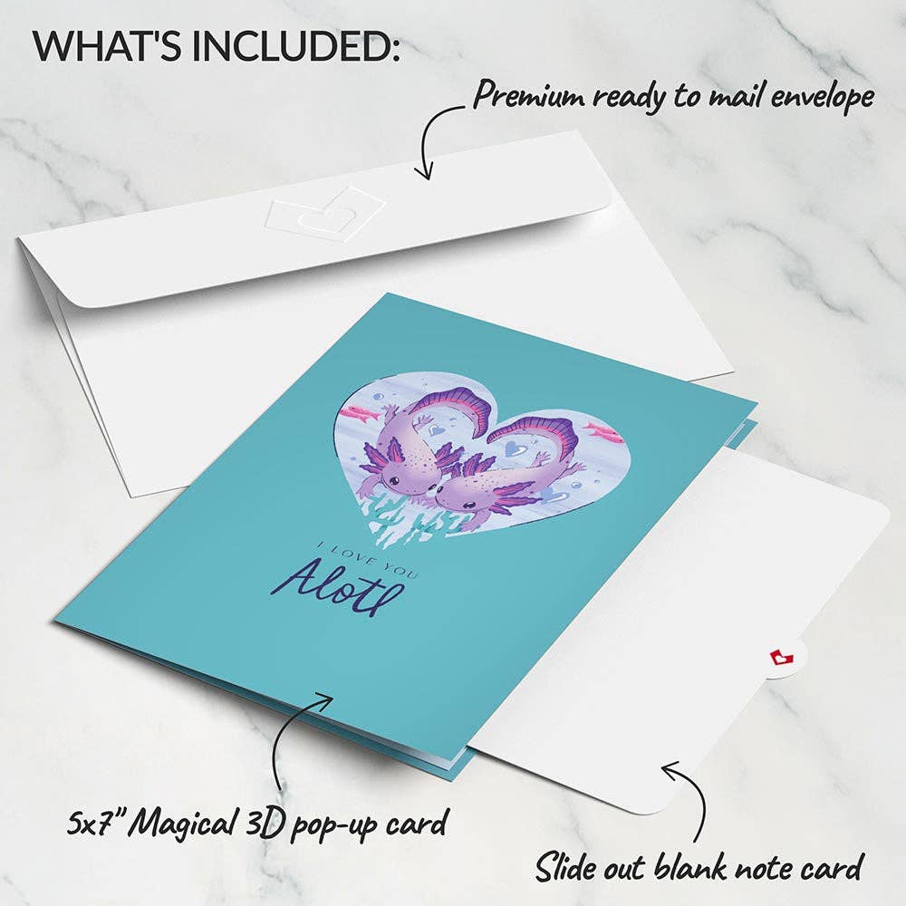 Love You A-Lotl Pop-Up Card