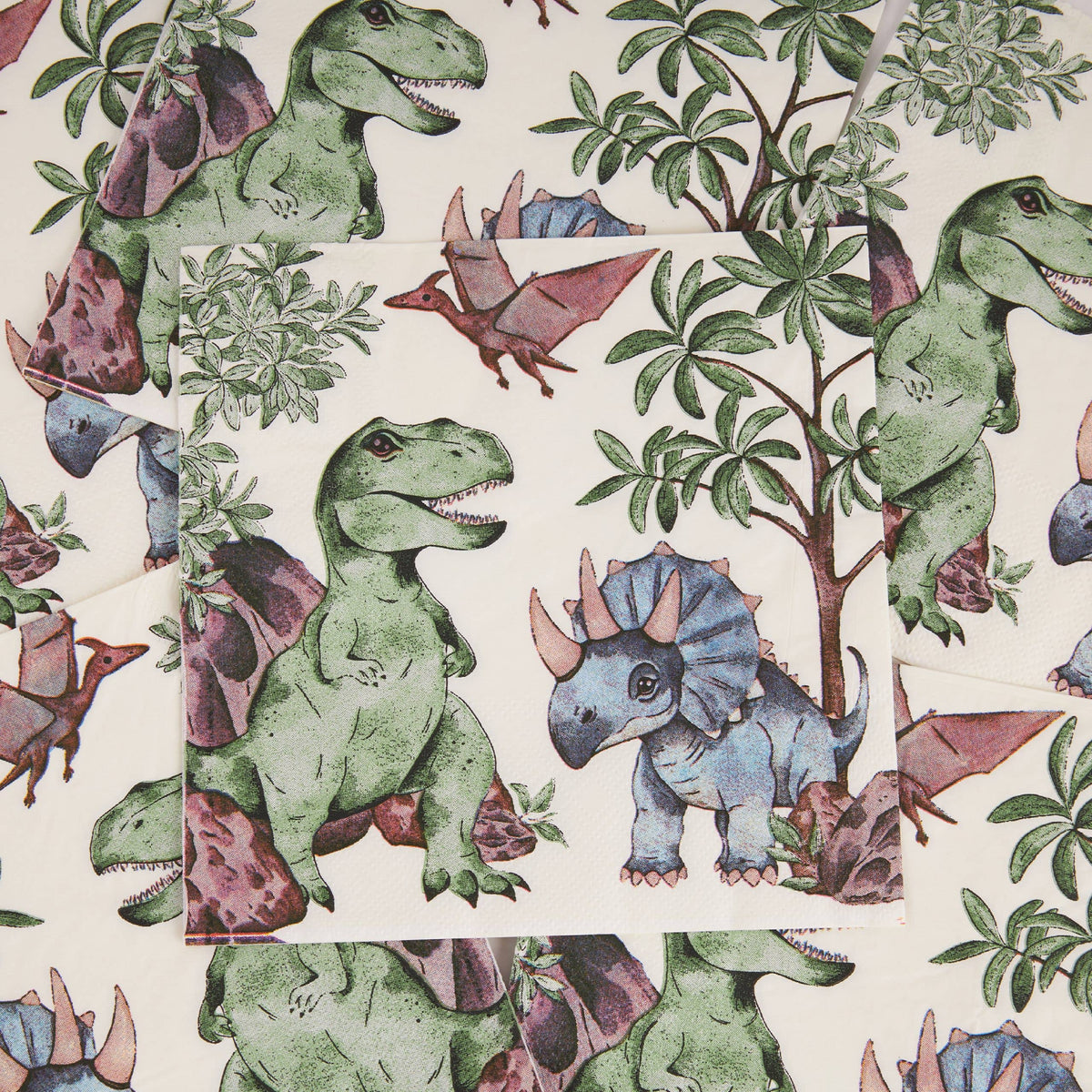 Dinosaur Paper Napkins – Disposable