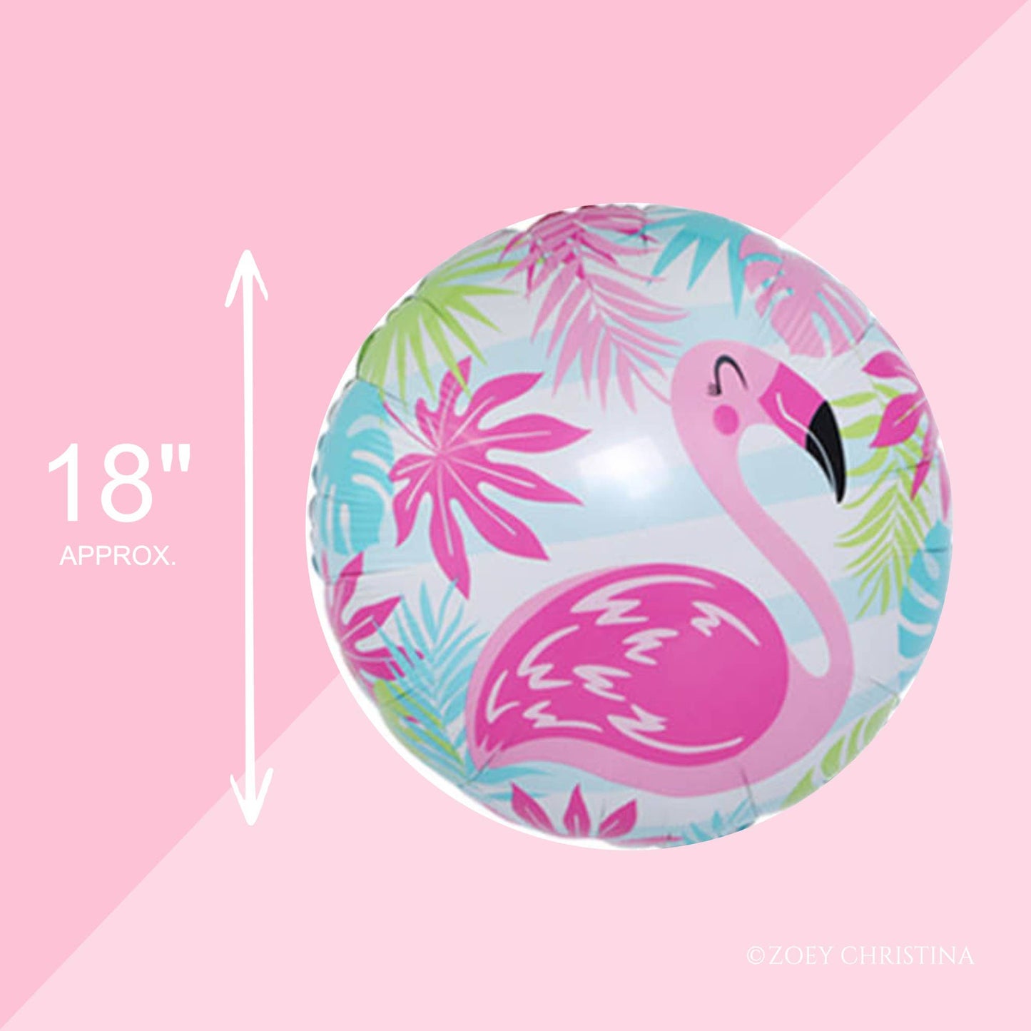 S50 Flamingo Tropical 17in Balloon