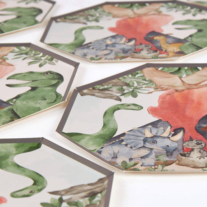 Dinosaur Jungle Paper Plates – 8 in