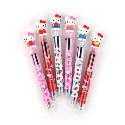 Sanrio Characters 6 Color Ball Point Pencil- 0.7mm