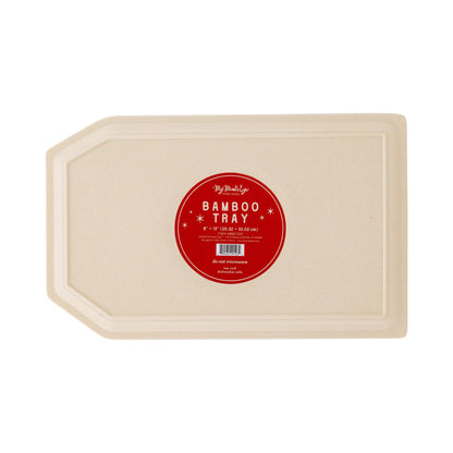 To Santa Tag Bamboo Tray