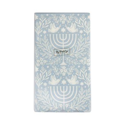 Floral Menorah Guest Towels 24ct
