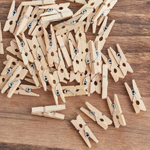 1" Mini Wood Clothespins (1 bag of 50 )