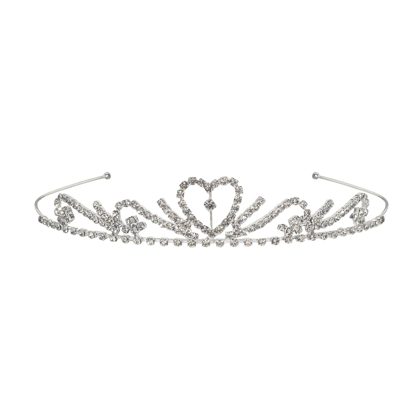 Royal Rhinestone Tiara Heart
