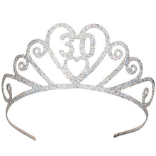 Glittered Metal 30 Tiara